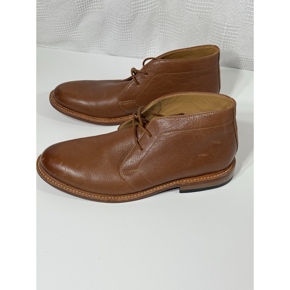 Bostonian Men's Soft Boot‎ Ankle, Lace Up Tan Leather Size 9